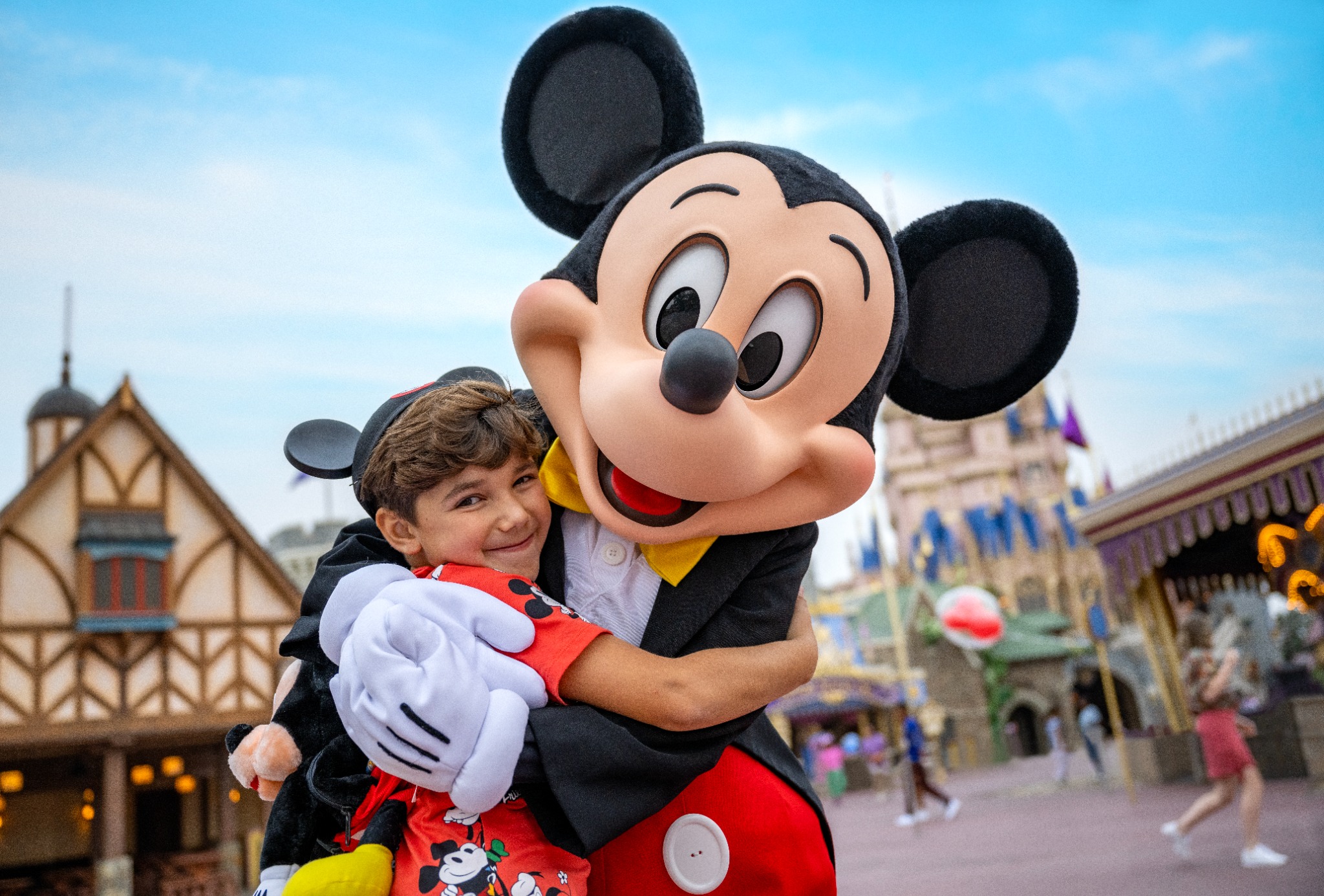 Abrazo de Mickey en Magic Kingdom